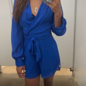 Express Blue Romper